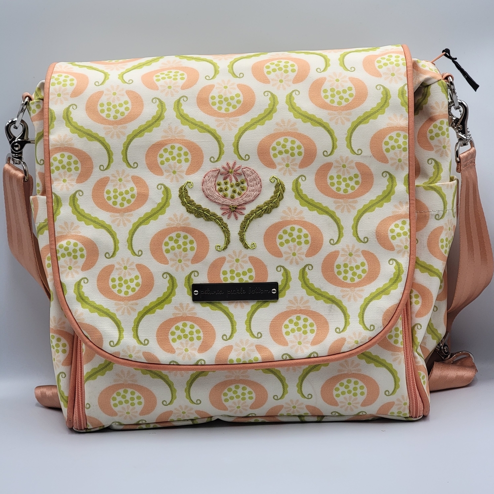 Petunia Pickle Bottom Boxy Backpack diaper bag retired Cascading Bayou Print
